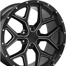 Rims OE Wheels LLC CV98 Satin Black 22x9 6/139.7 ET24