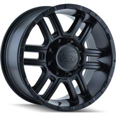20" Car Rims Ion Alloy Style 179 Matte Black Wheel 16 8. inches /6 114 mm, 10 Offset