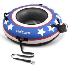GoSports 44" Heavy Duty River Tube with Premium Canvas Cover Commercial Grade River Tube Stars & Stripes