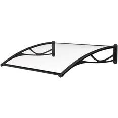 Black PN Collection DA4731-PBS1N 47"X31" Polycarbonate Door Awning Material
