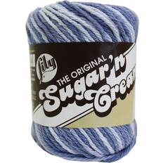 Lily Sugar'n Cream Yarn - Solids Super Size-Blue Jeans