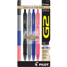 Pilot G2 Gel Pens - Pastel Colors, 0.7 mm, Fine, Set of 5