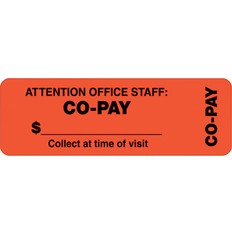 Office Supplies Tabbies CO-PAY Wrap Labels Collect Attention Office Staff: