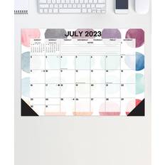 Willow Creek Press Painted Dots 17" Academic Monthly Desk Pad Calendar 37171