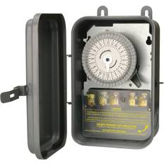 Wall Switches Coleman Cable 59104RWD 40 Amp Outdoor Waterproof Timer