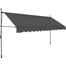 Window Awnings vidaXL Manual Retractable Awning with 137.8' Arm Awning