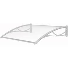 White PN Collection DA5531-PWS1N 55"X31" Polycarbonate Awning Material