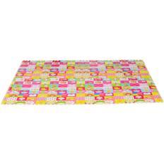 Bodenschutz Homcom Puzzlematte 16-teilig mehrfarbig 61,5 x 61,5 x 1 cm LxBxH Matte Spielmatte Bodenschutzmatte Bodenmatte