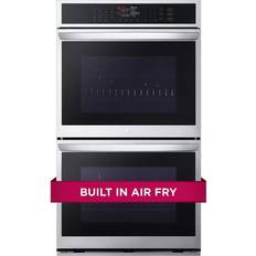 Self Cleaning - Wall Ovens LG Electronics 9.4 Double Air PrintProof