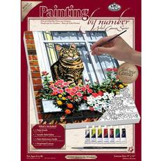 Toys Royal & Langnickel Paint By Number Kits Cat In The Window