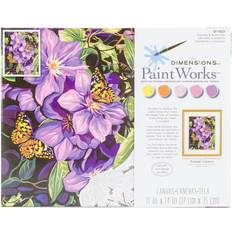 Toys PaintWorks Art Paint Clematis & Butterflies Paint by Numbers Art Kit