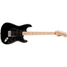 Fender Black Electric Guitars Fender Squier Sonic Stratocaster Hss Maple Fingerboard Electric Guitar Black