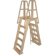 Blue Wave Pool Ladders Blue Wave NE120T Premium A-Frame Above Ground Pool Ladder Taupe in