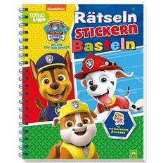 PAW Patrol Rätseln Stickern Basteln