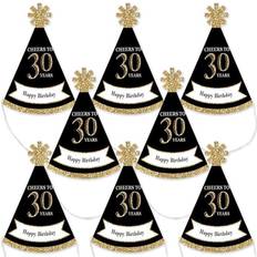 30th Birthday Decorations Kit Black/Gold