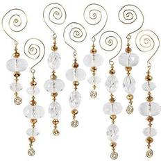 Solid Oak Icicles Kit Crystal/Gold Christmas Tree Ornament