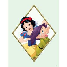 Weiß Plakate & Poster Komar Poster Snow White & Dopey, Disney, bunt