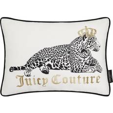 Juicy Couture Throw Complete Decoration Pillows White, Black, Gold