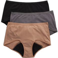 Period Panties Hanes Comfort Boy Shorts Period Underwear 3-pack - Assorted