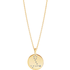 Sif Jakobs Zodiaco Pisces Necklace - Gold/Transparent