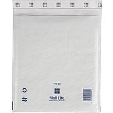 Hvite Postembalasje Mail Lite Bubble Lined Postal Bag Size E/2 220x260mm 100-pack