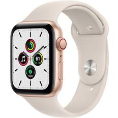 Apple Søvnmåler - iPhone Smartklokker Apple Watch SE 2020 Cellular 44mm Aluminium Case with Sport Band