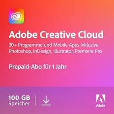 Adobe Office-Programm Adobe Creative Cloud Individual, 1 Jahr