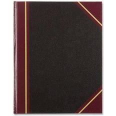 56231 300 Sheet 8.38 Texthide Eye-Ease Record Book Black/Burgundy/Gold Cover
