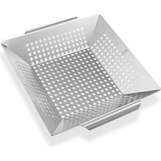 BBQ Holders Pure Grill BBQ Vegetable Grilling Basket Stainless