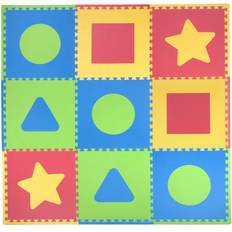 Cities Baby Toys Tadpoles First Shapes Foam Play Mat Set 9 Pieces