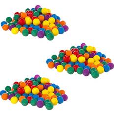 Intex Beach Ball Intex 100-Pack Large Plastic Multi-Colored Buoy Ball Fun Ballz For Ball Pits 3-Pack