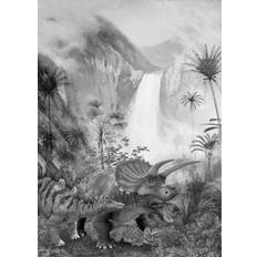 Tapeten reduziert Komar Fototapete Jurassic Waterfall