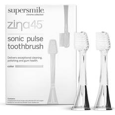 Supersmile Zina45 Replacement Brush Heads for Sonic Pulse Toothbrush, Count