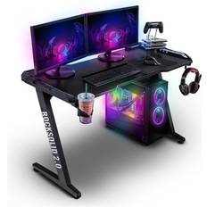 LED-Beleuchtung Gamingtische Elite Gaming Table ROCKSOLID 2.0 - Carbon