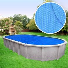 Pool Parts Robelle Heavy-Duty Solar Cover for Swimming Pools Blue 18-Foot x 33-Foot Oval Pool