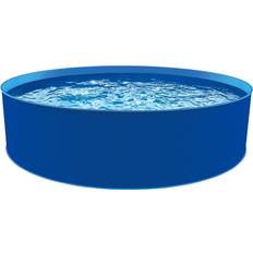 Blue Wave Pools Blue Wave Cobalt Steel Pool Package 15-ft Round 48-in Deep