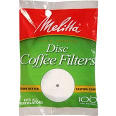 Melitta Coffee Maker Accessories Melitta 628354 Disc Coffee Filters, 3-1/2", 100 Count