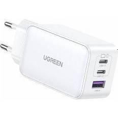 Usb fast charger Batterier & Ladere Ugreen Nexode USB-A 2*USB-C 65W GaN Tech Fast Charger White