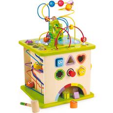 Perlenlabyrinthe Hape Country Critters Wooden Activity Play Cub