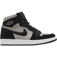 Kunstpelz Sneakers Nike Air Jordan 1 Retro High OG W - Medium Grey/White/Black