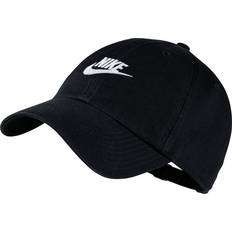 Nike Accessories Nike Sportswear Heritage86 Futura Washed Cap - Black/Black/White