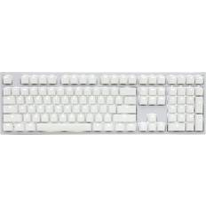 Ducky Tastaturen Ducky One 2 White Edition PBT Tastatur, MX-Red, weiße