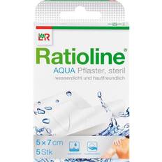 Erste Hilfe RATIOLINE aqua Duschpflaster Plus 5x7 steril 5