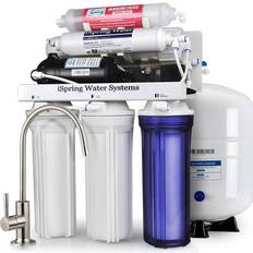 iSpring CW21 2-Stage Whole House Water Filtration System for RV, Sediment  Filter + CTO Carbon Block Filter, Tankless, High Capacity, BPA Free 