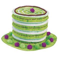 Colorations White Paper Top Hats Set of 12