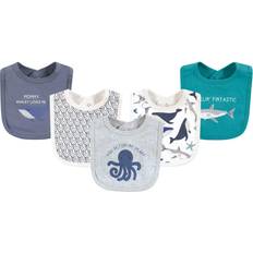Touched By Nature Unisex Organic Cotton Bibs, Mystic Sea, One Size