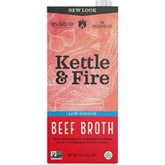 Broth & Stock Kettle & Fire Cooking Broth, Beef 32 carton