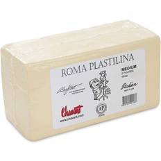 Chavant Roma Plastilina Modeling Clay 2 lb, White, Medium