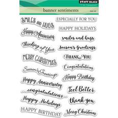 Penny Black Clear Stamps-Banner Sentiments