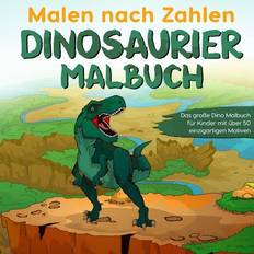 Tiere Malbücher Malen nach Zahlen Dinosaurier Malbuch
